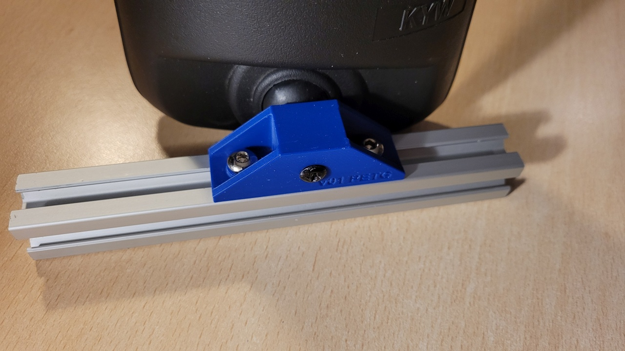 mirror holder for 2020-aluminium profile
