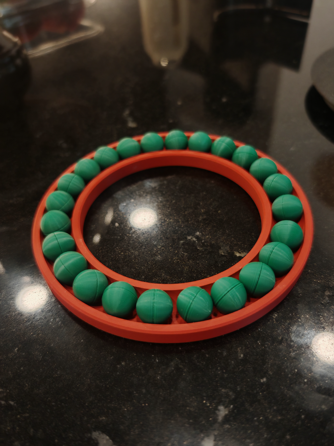 Marbles for bearing / turntable