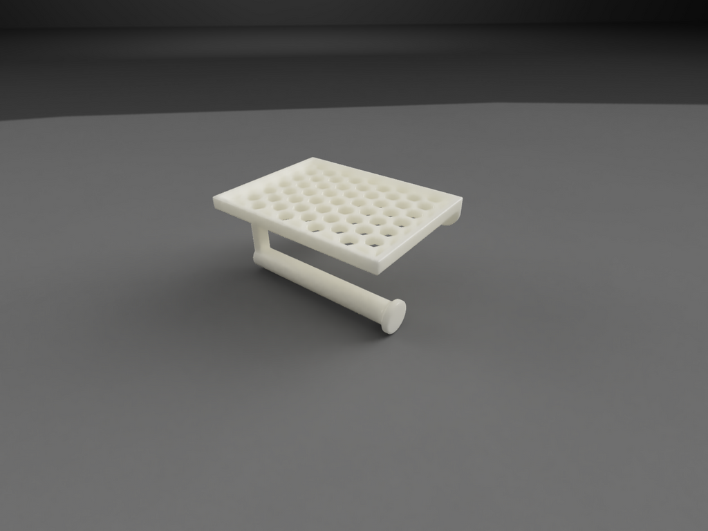 Toilet Paper Holder with a shelf