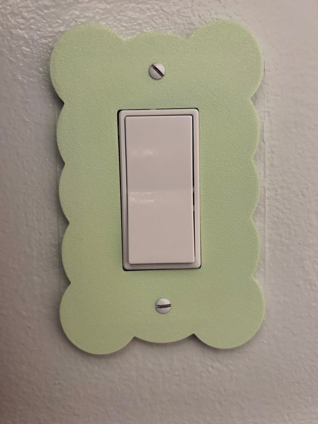 Scalloped Light Switch Plate