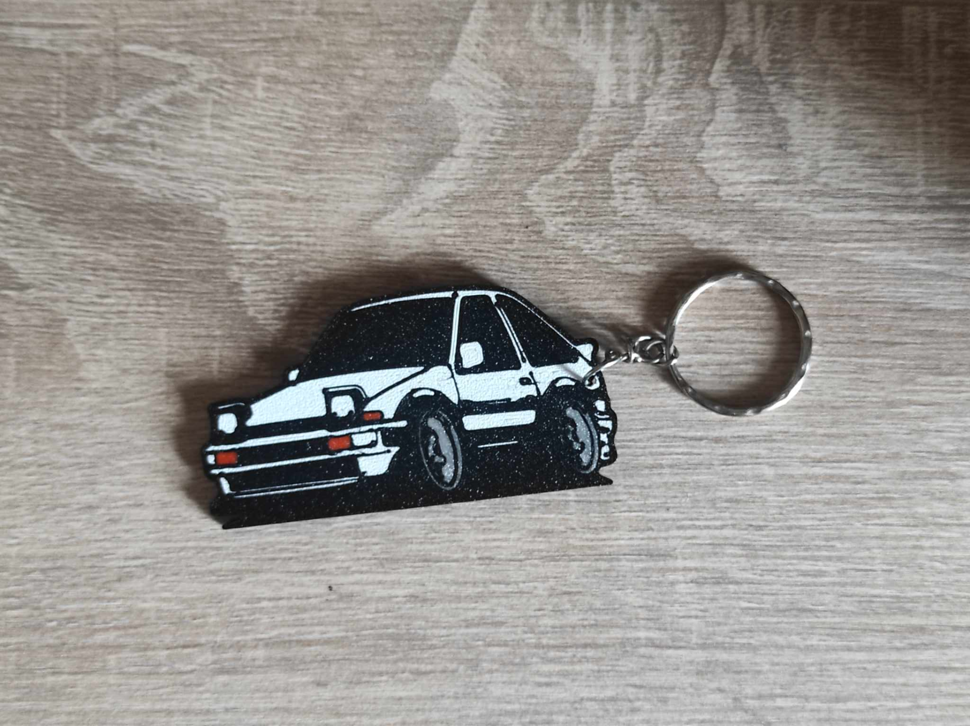 Toyota AE86 Tooned keychain