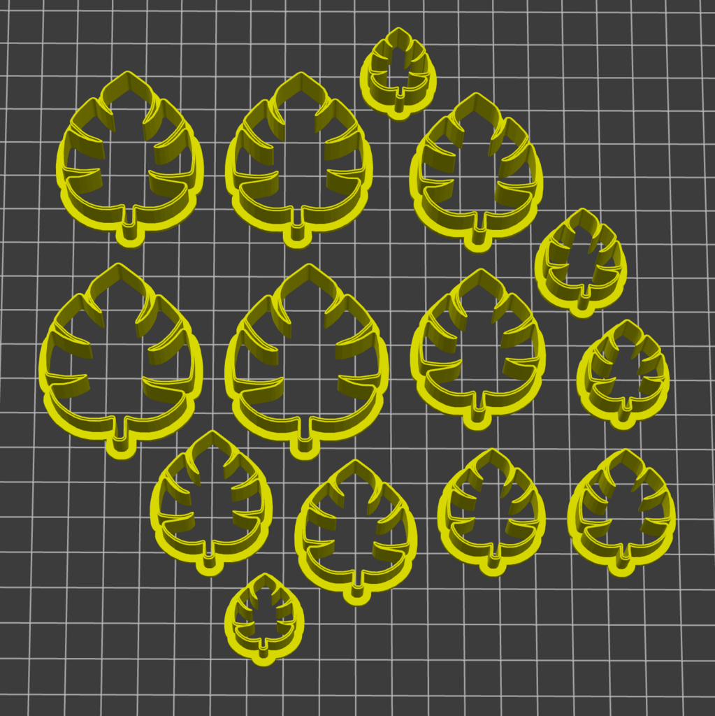 Tropical leaf cutter set