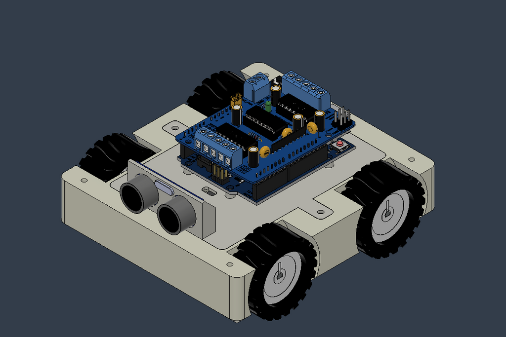 N20 Micro-Gear Robot Chassis 4WD