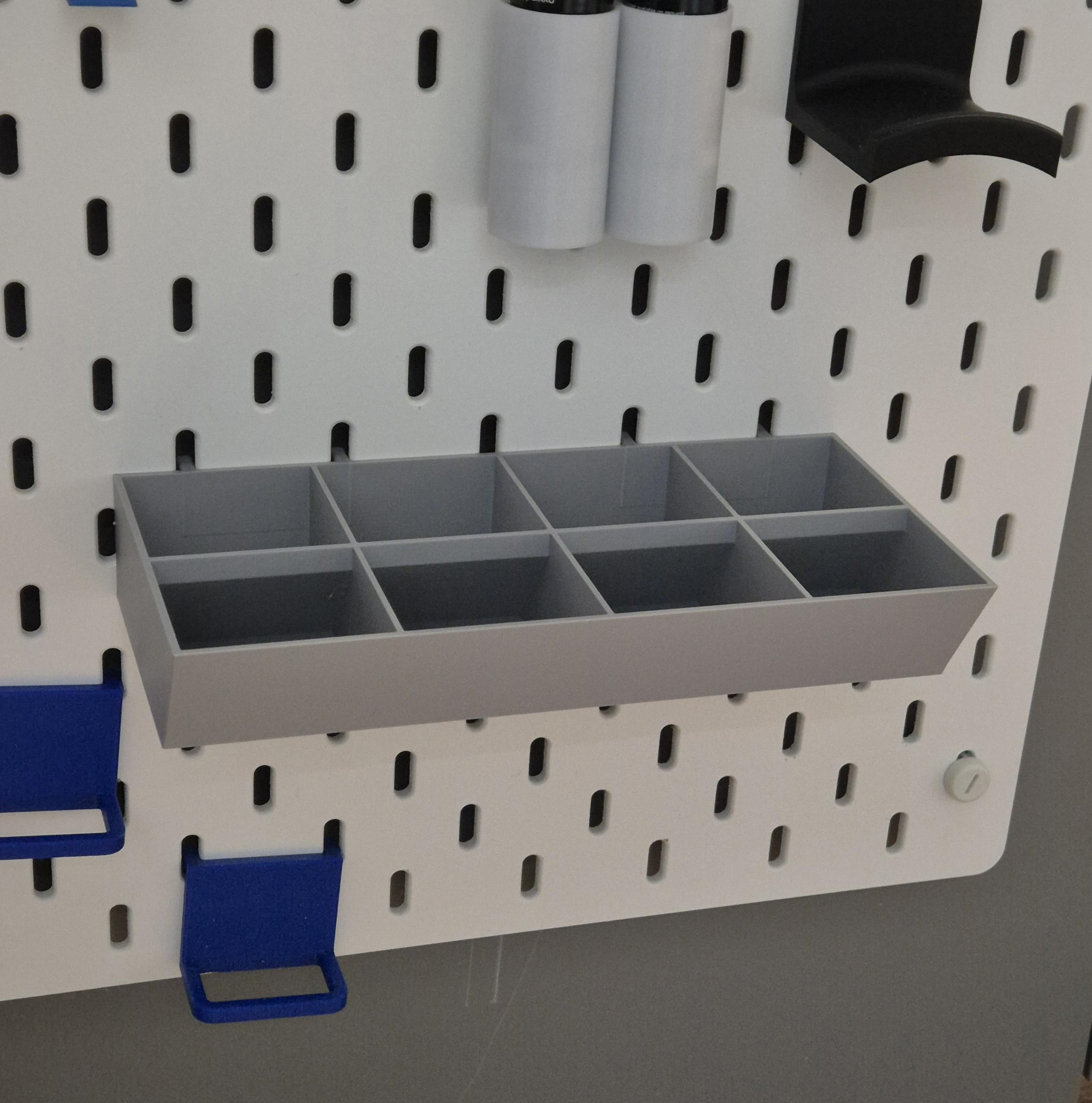 Small parts organizer For IKEA Skadis