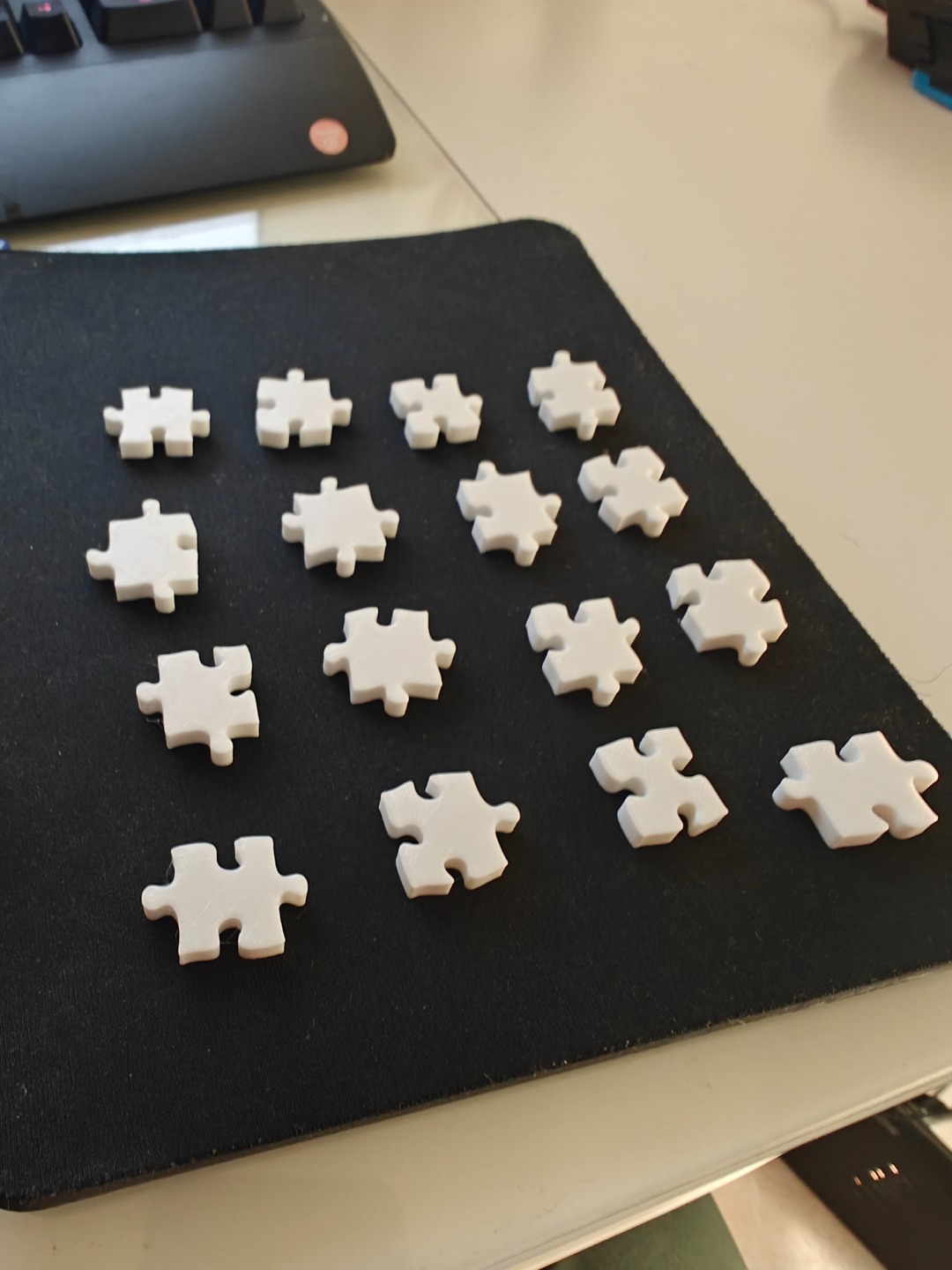 white puzzle jigsaw