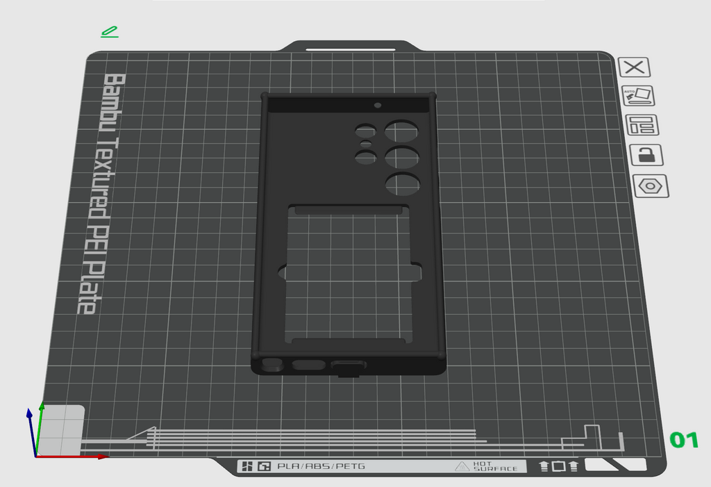 Samsung Galaxy s23 Ultra case with a dust cover v2