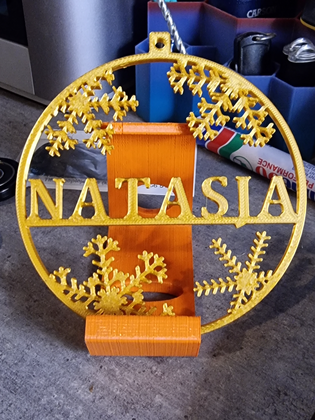 Christmas ornaments with name