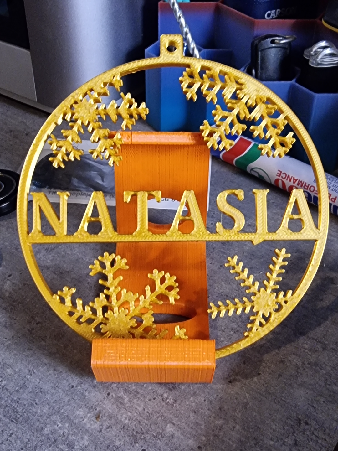 Christmas ornaments with name