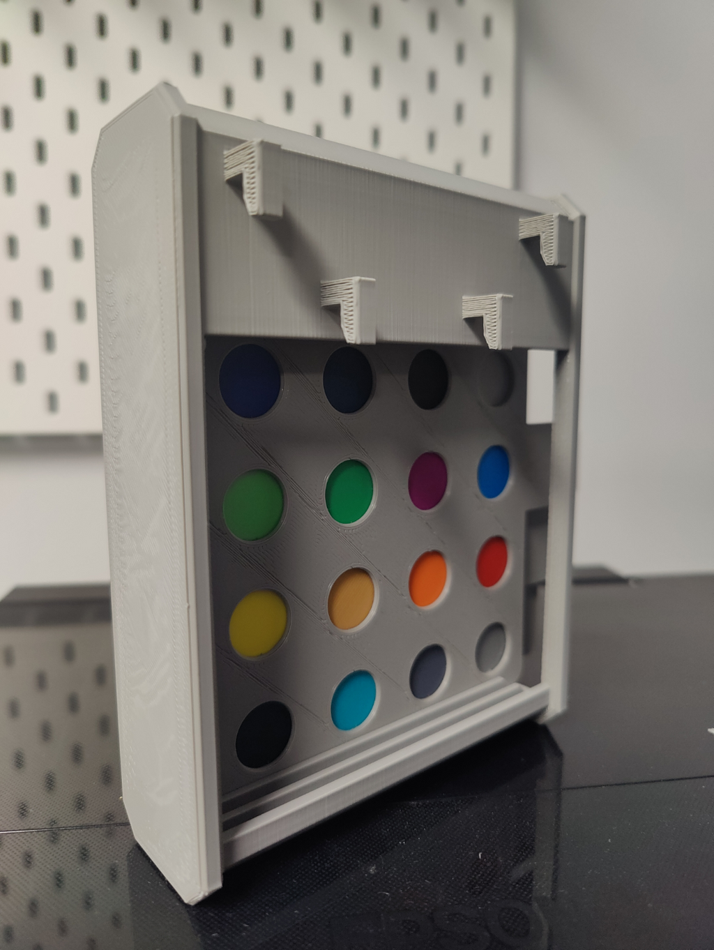 Bambu Lab swatches case for Ikea Skådis