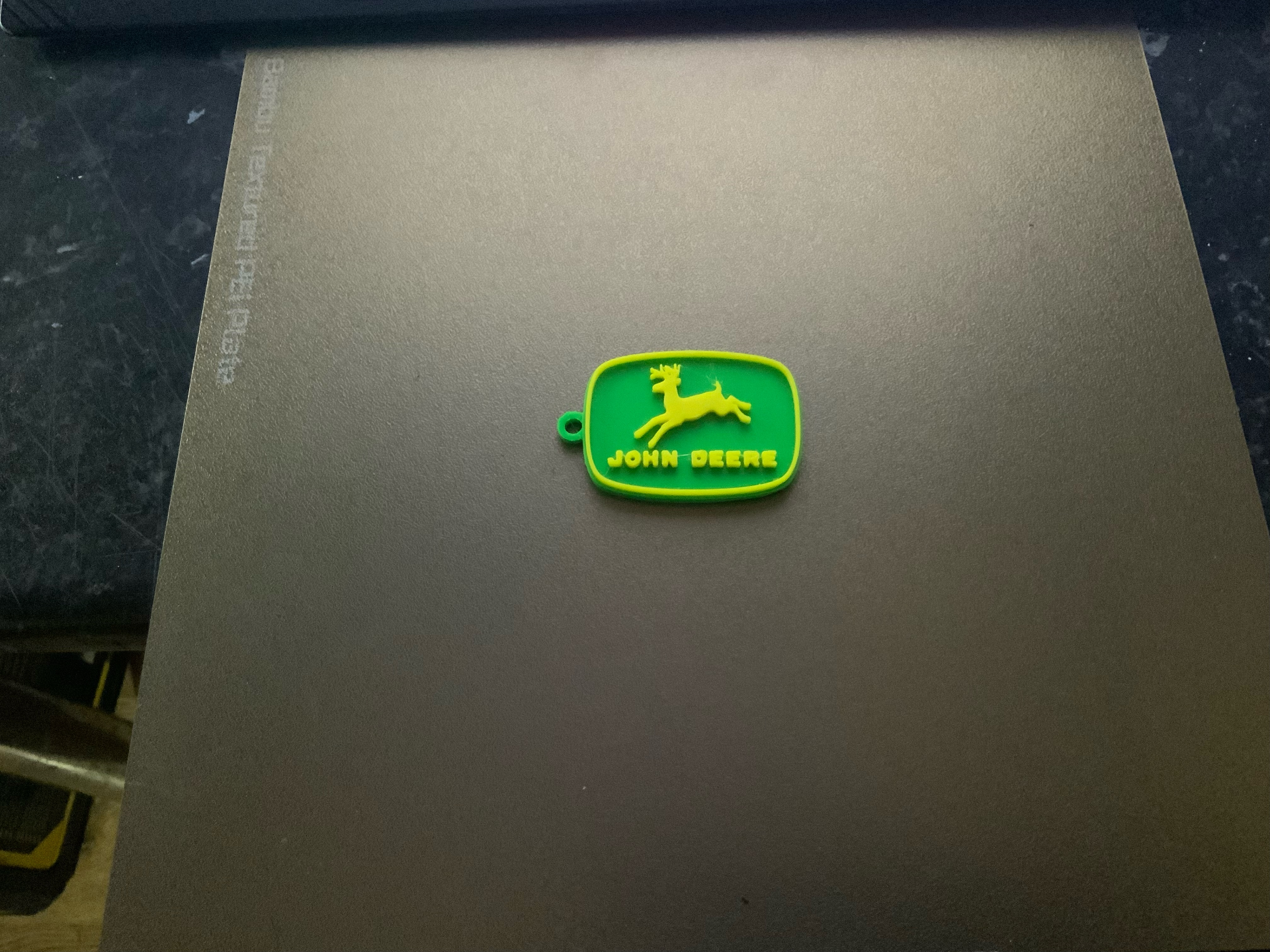 john deere keychain/charm(free commercial)