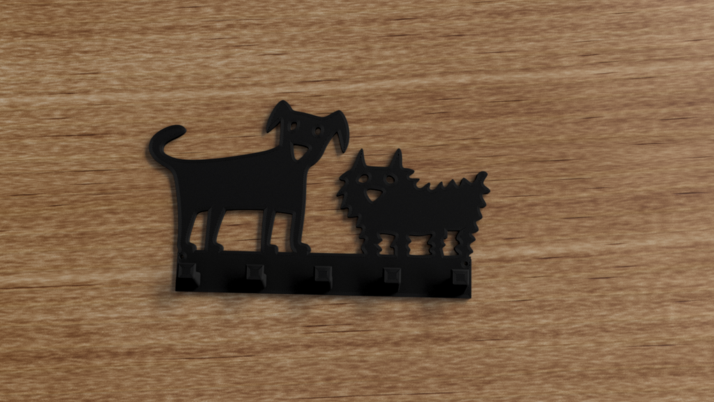 Dogs Key hanger