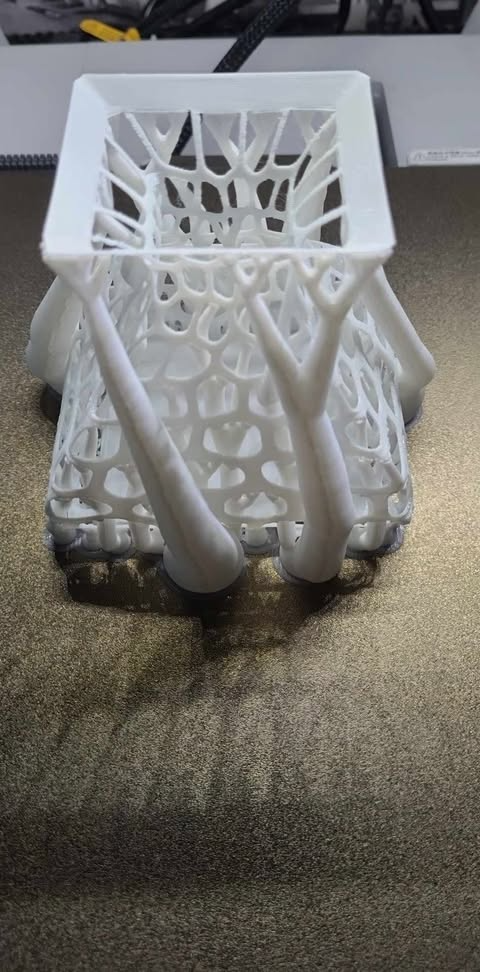 Square Angled Voronoi Vase
