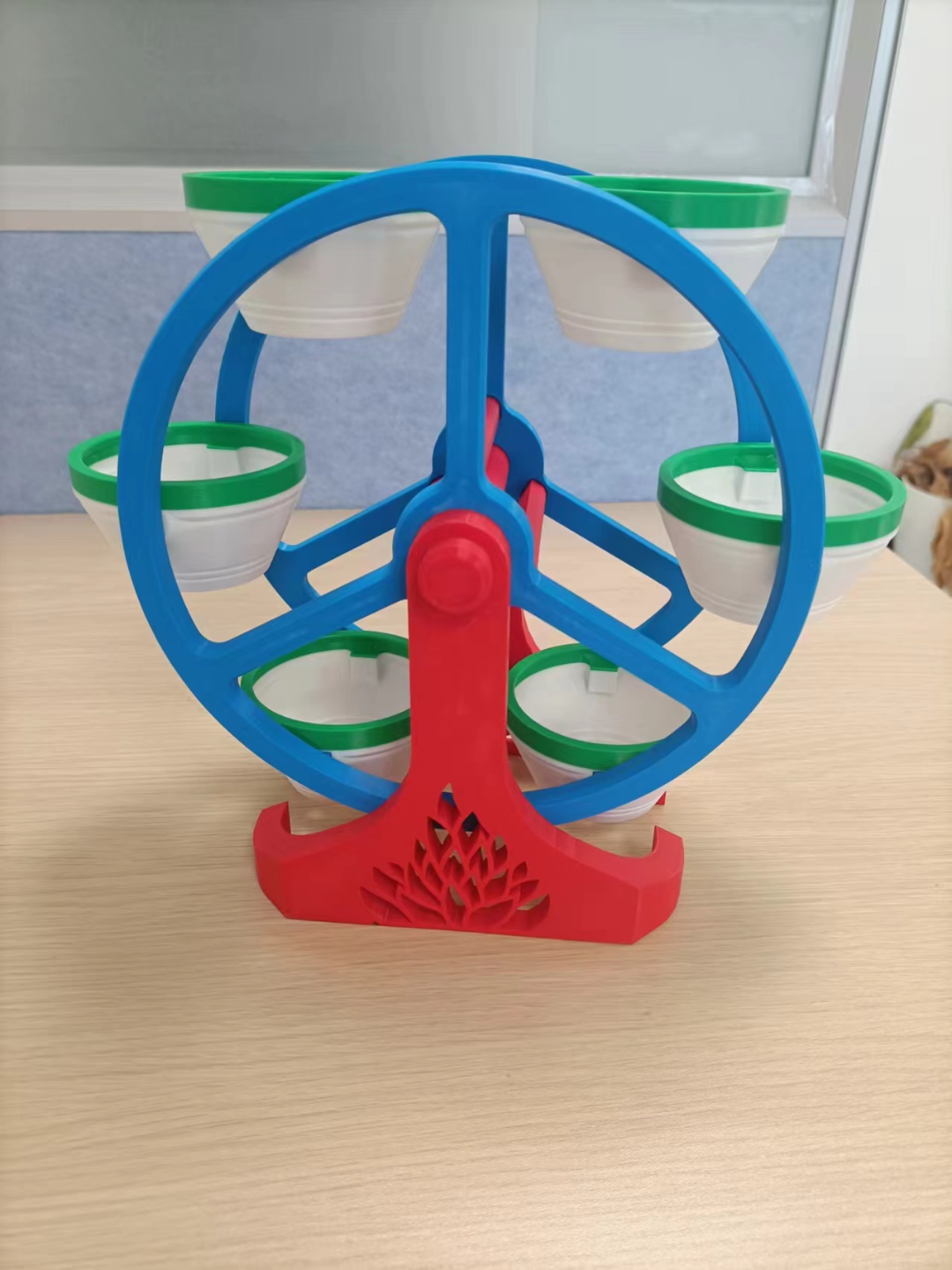 Ferris Wheel Flower Pot Rack