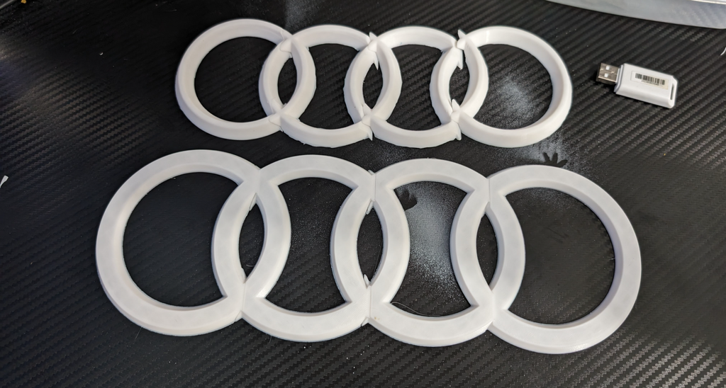 Audi badge for trimming on boot build on Audi TT