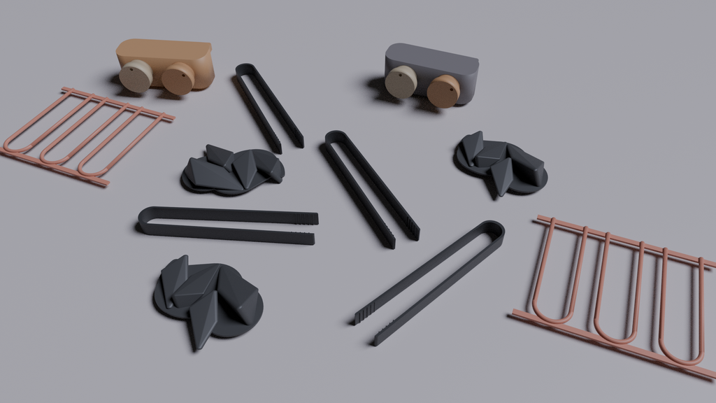 Mini BBQ Grill toy set