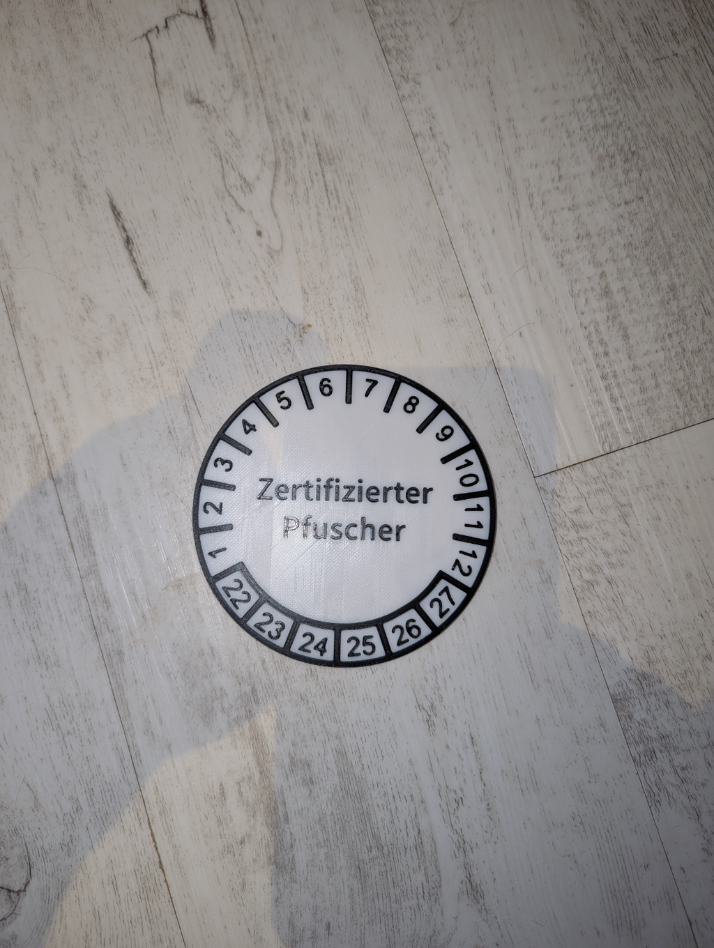 Modifizierbarer TÜV Banner