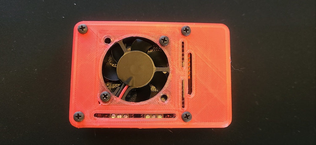 Raspberry Pi 4 Case + Fan - For Waveshare 2CH CAN HAT