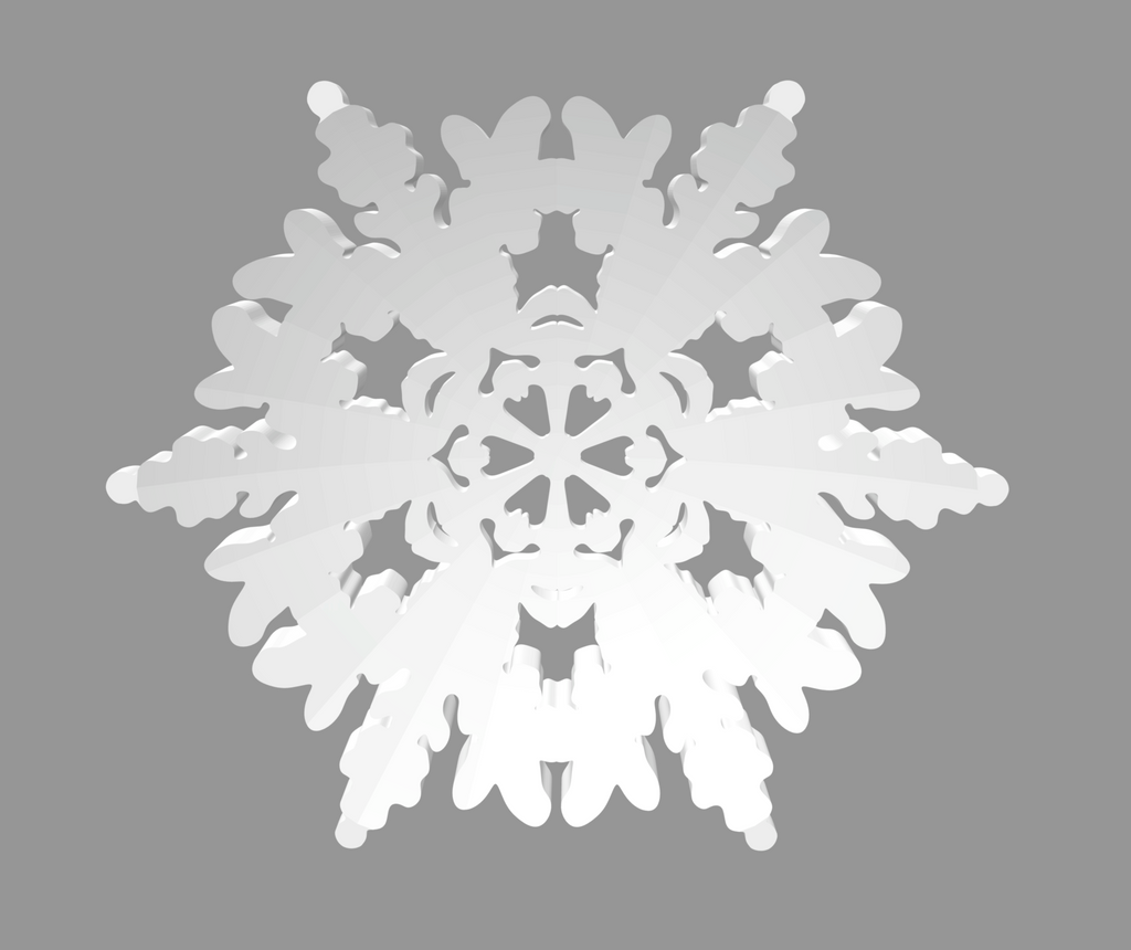 Snowflake bowl