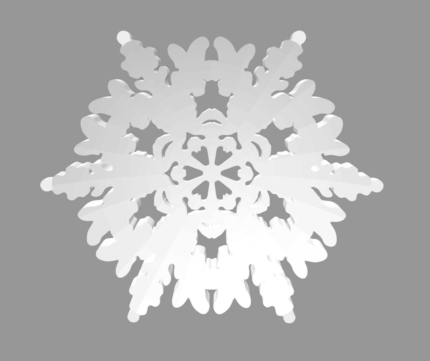 Snowflake bowl