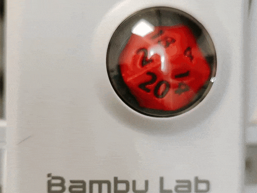 D20 Extruder knob for A1 or mini (AMS not needed)