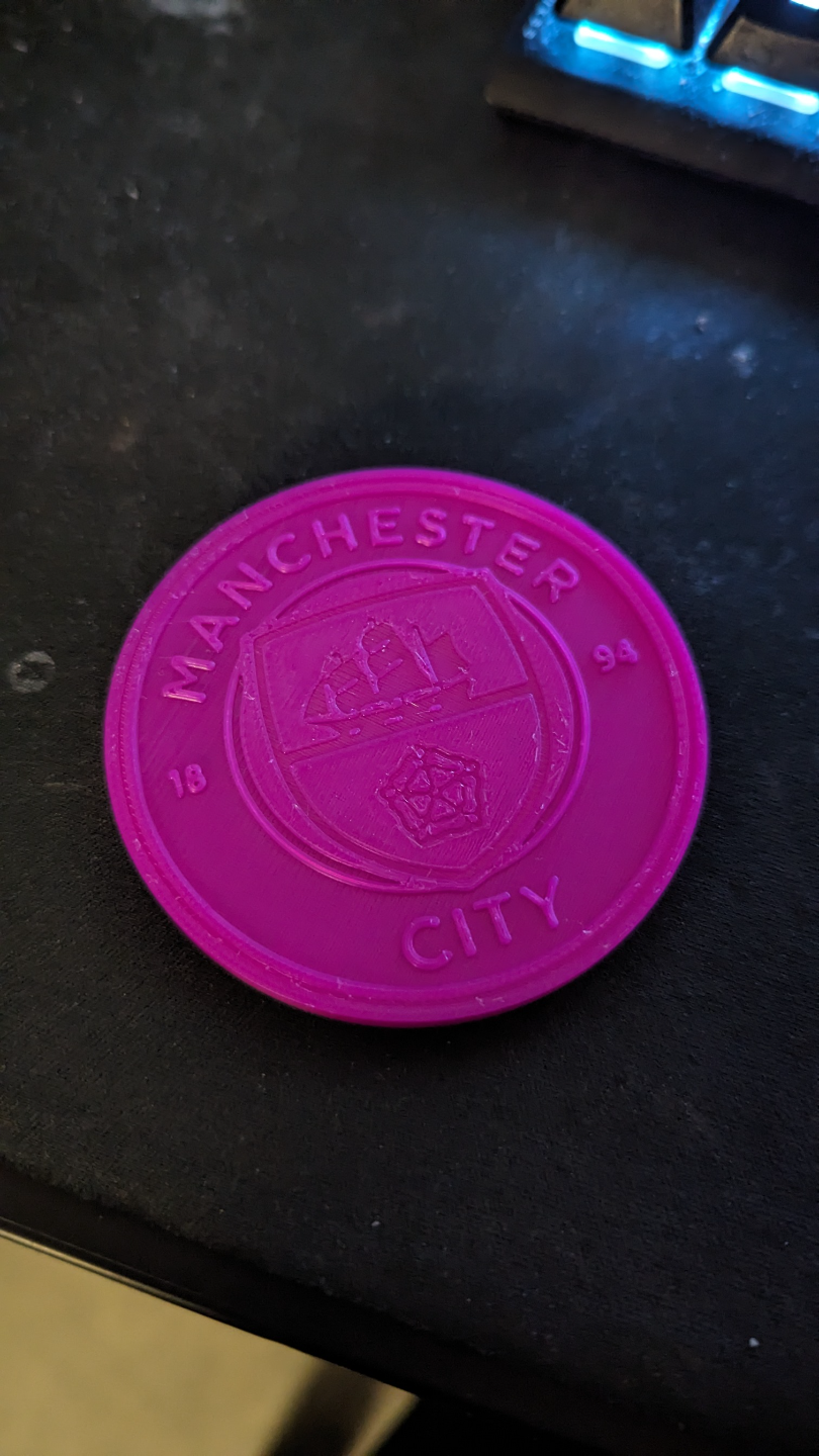 Manchester City coaster (No AMS needed)