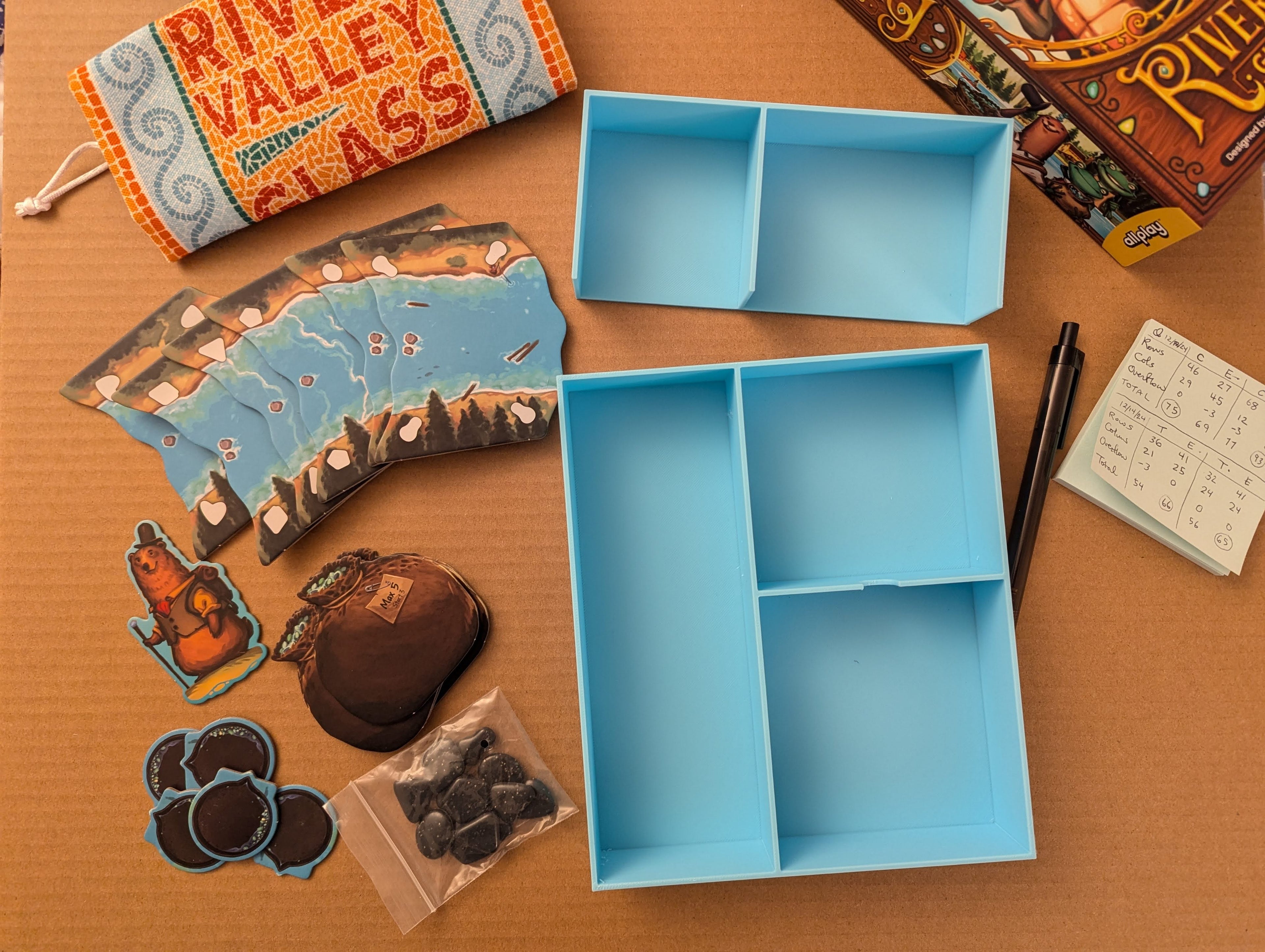 River Valley Glassworks Board Game Organizer