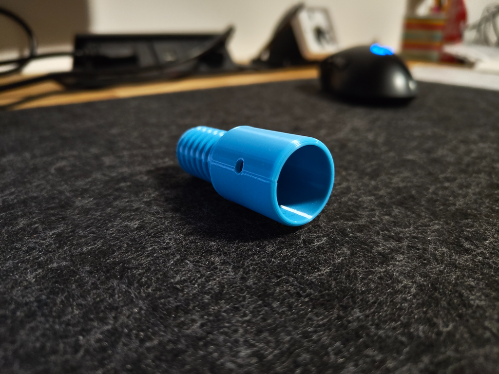 Broom threaded connector