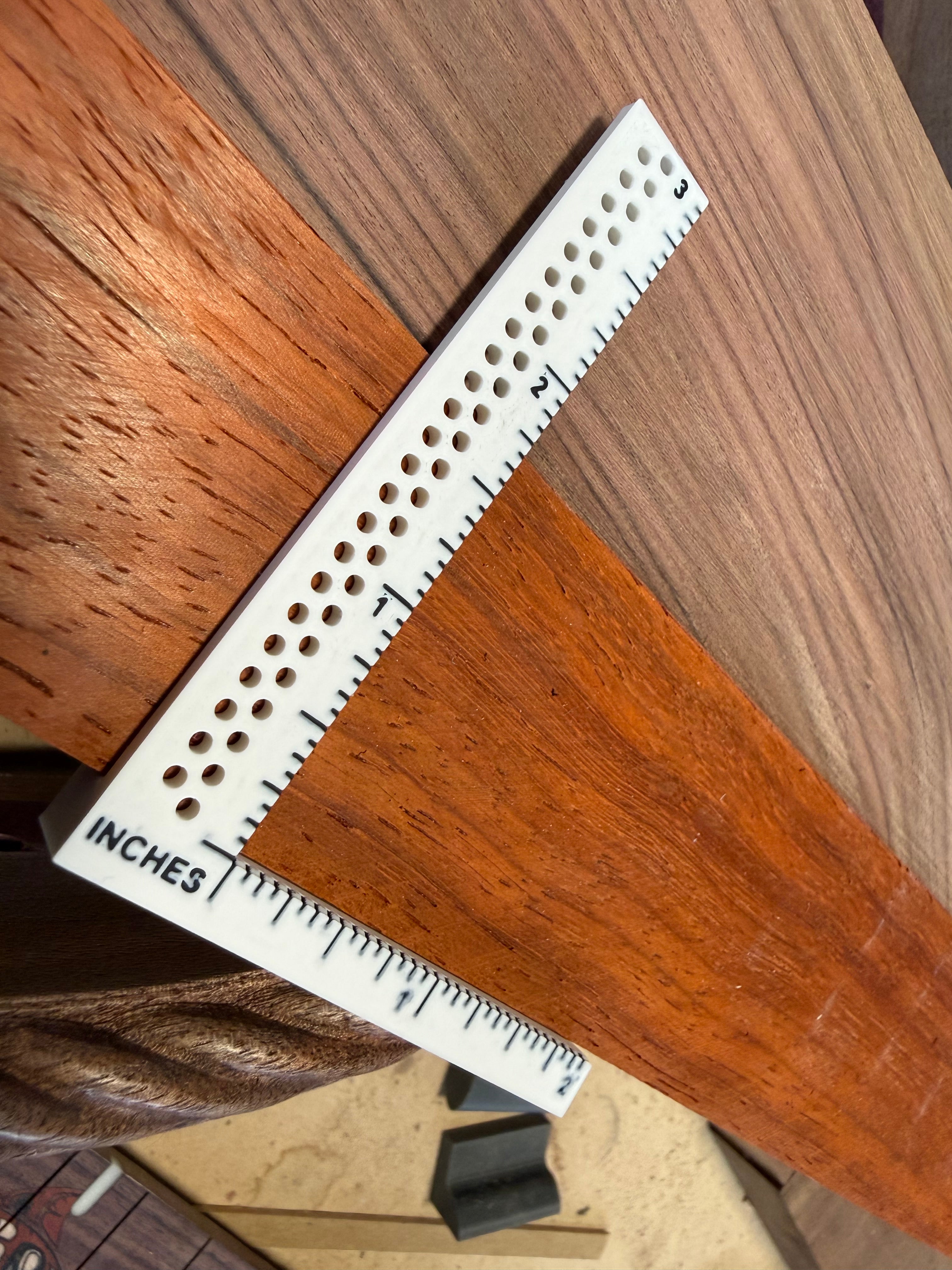 Small Woodworking Square in Inches