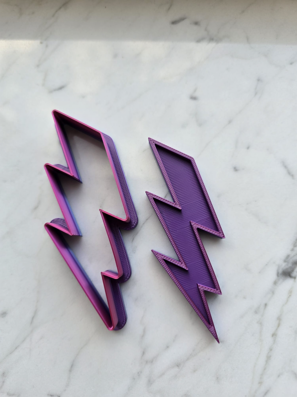 Lightning Strike Cookie Cutter Shape Playdoh Bolt