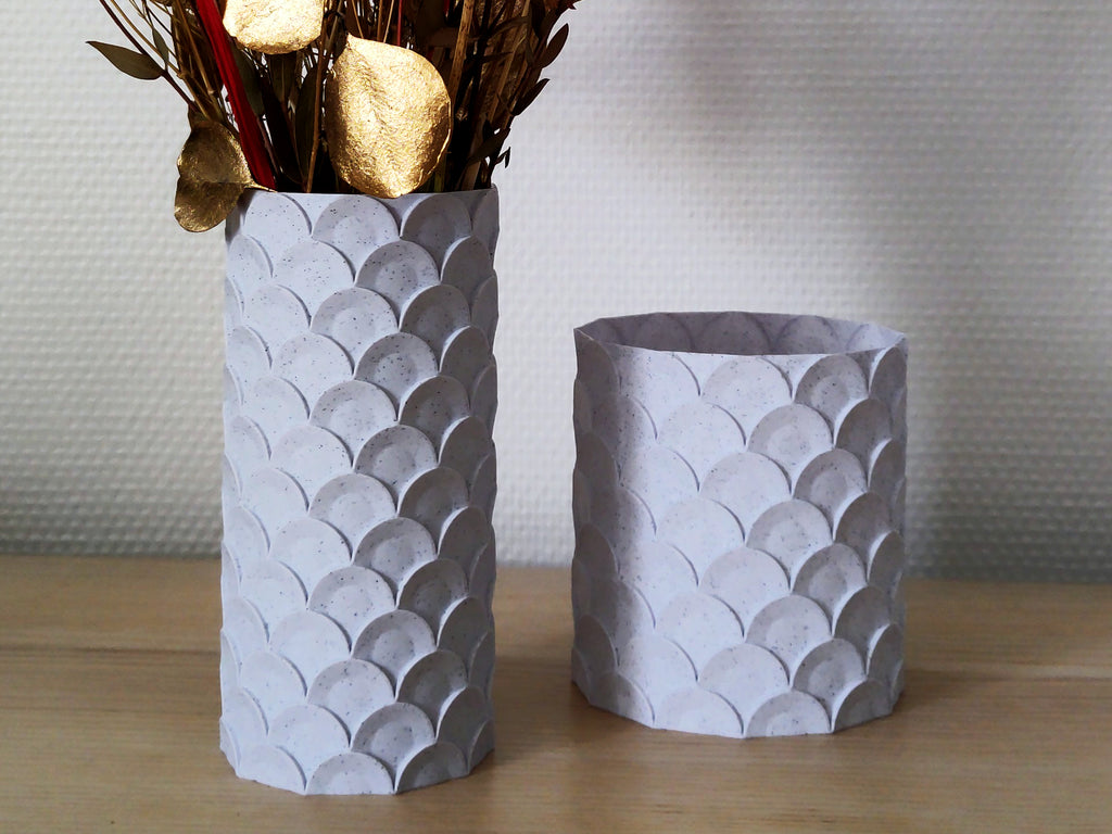 "Fishscale" Vase & Planter