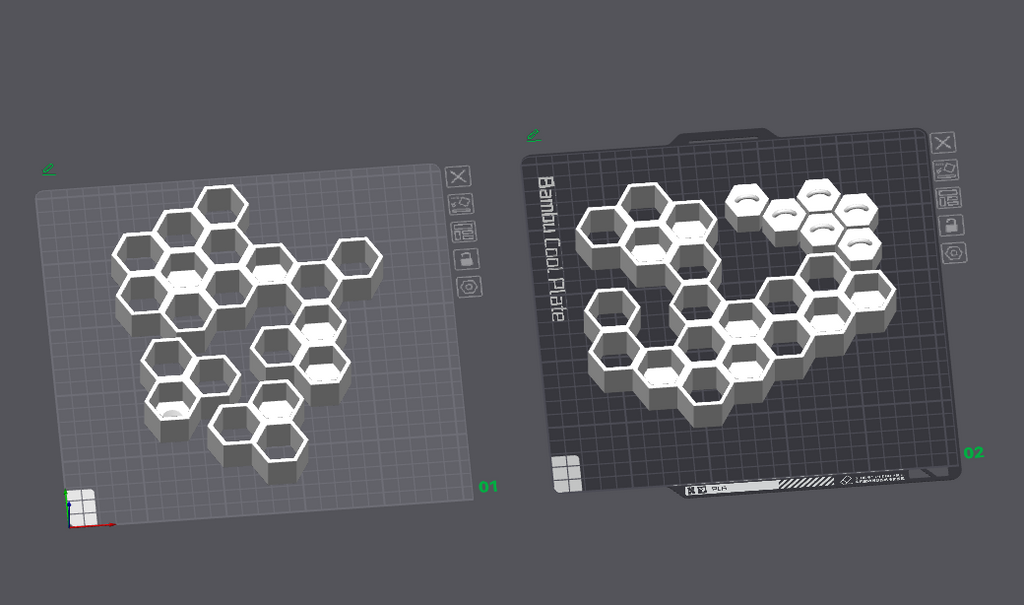 Honeycomb Holder Key