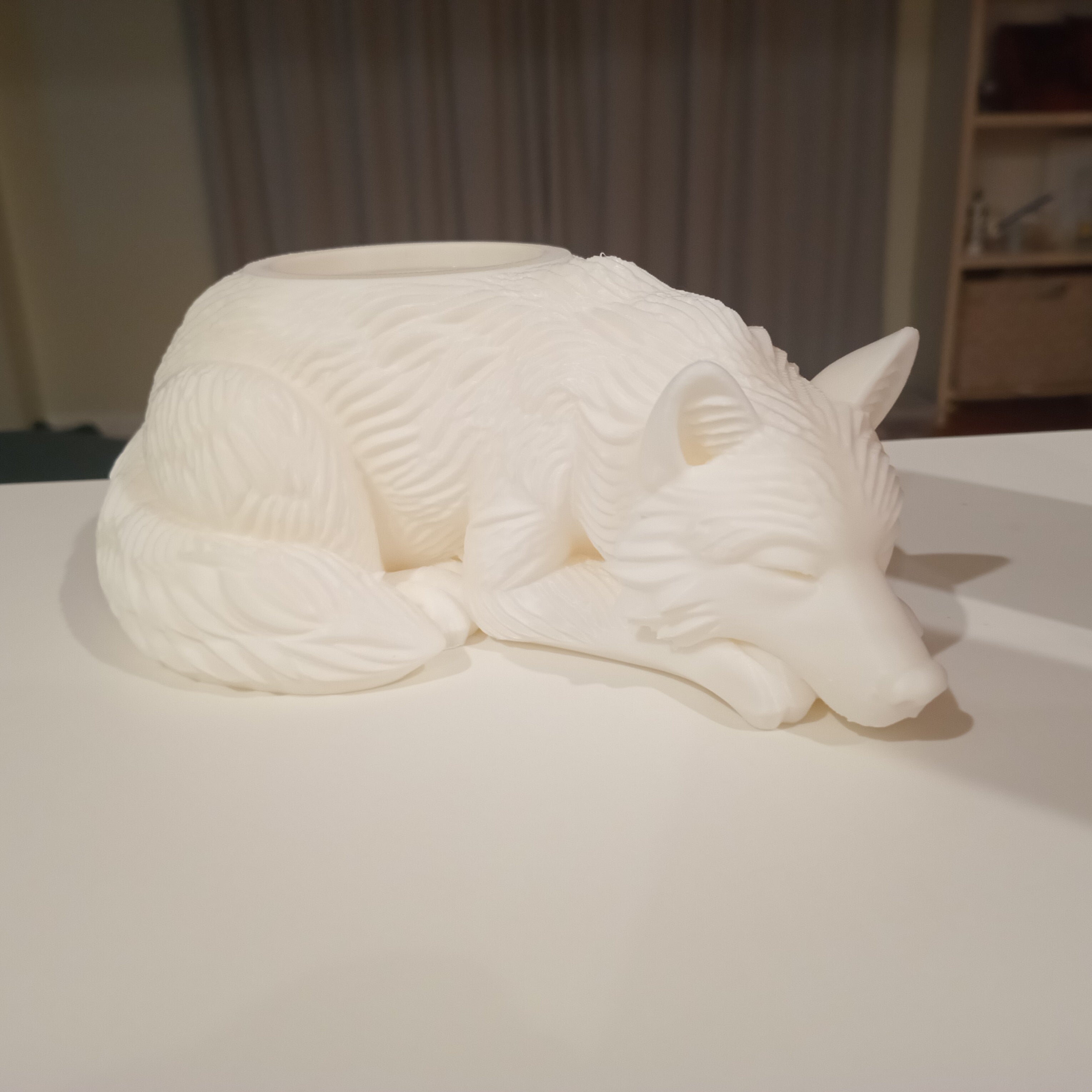 Sleeping Wolf Planter
