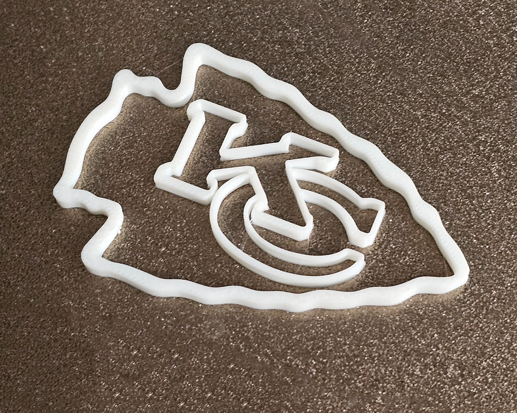 Kansas City Chiefs NFL 3D Printed Logo