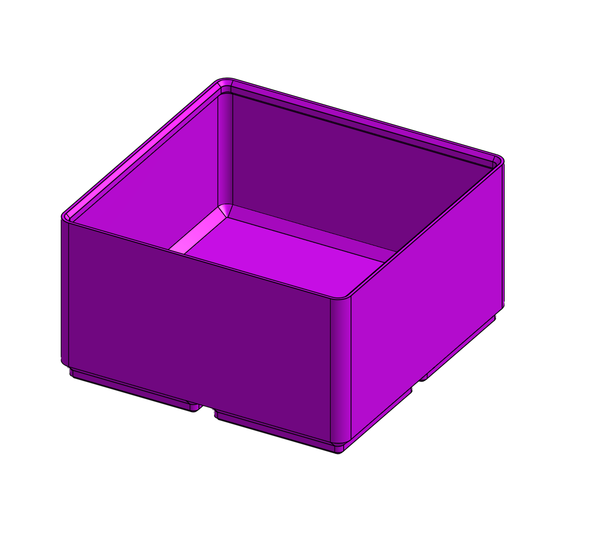 Gridfinity Basic Bin 2x2 6U