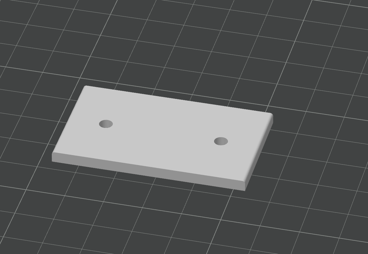 Connector Plate 50x30x3. M3.5 Screws.