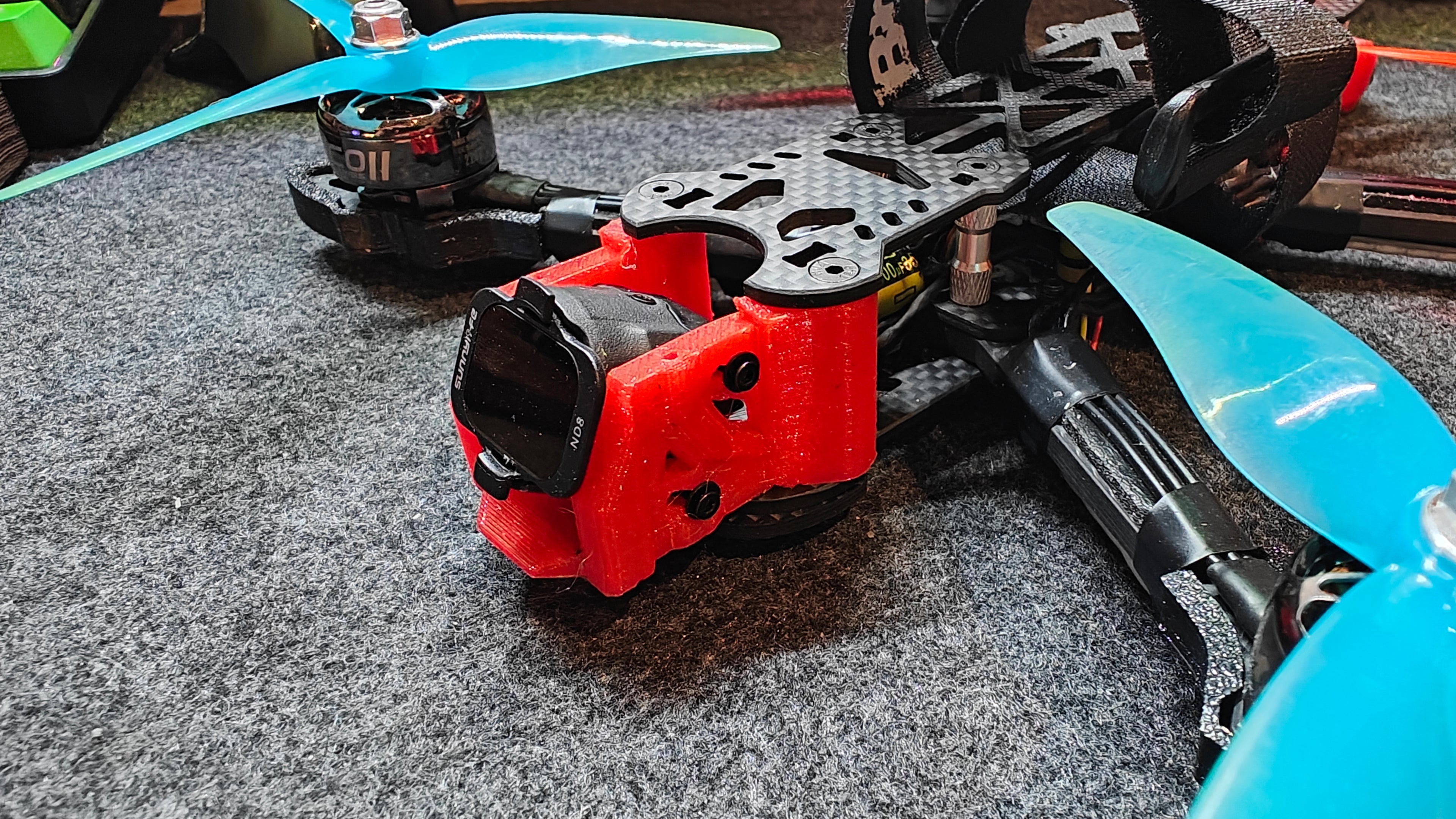 FPV mark 4 frame 5" DJI o4 pro unit mount