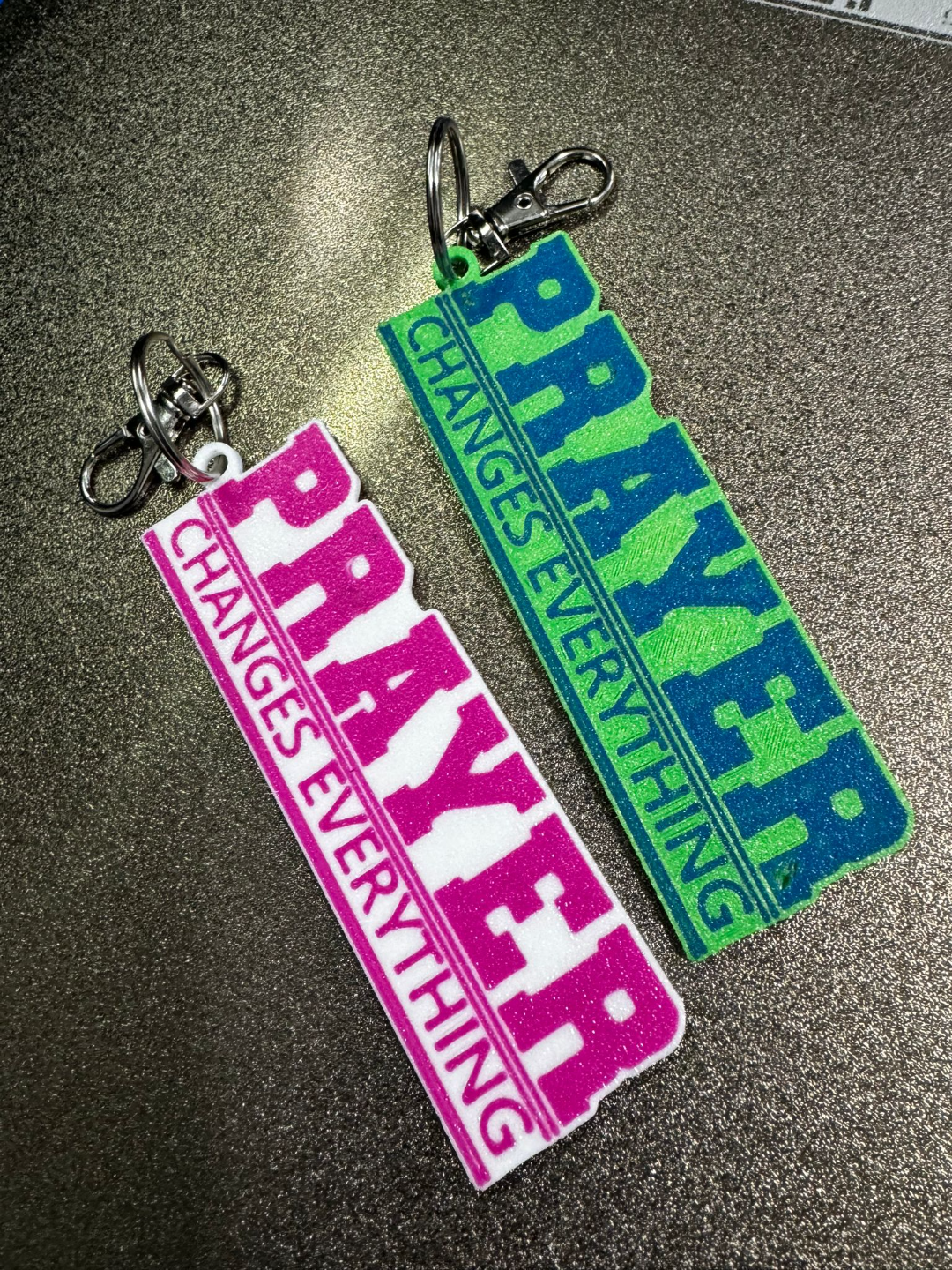 Prayer Changes Everything Keychain