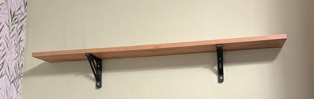 Heavy-Duty Reinforced Shelf L-Bracket
