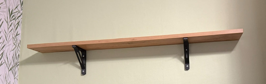 Heavy-Duty Reinforced Shelf L-Bracket