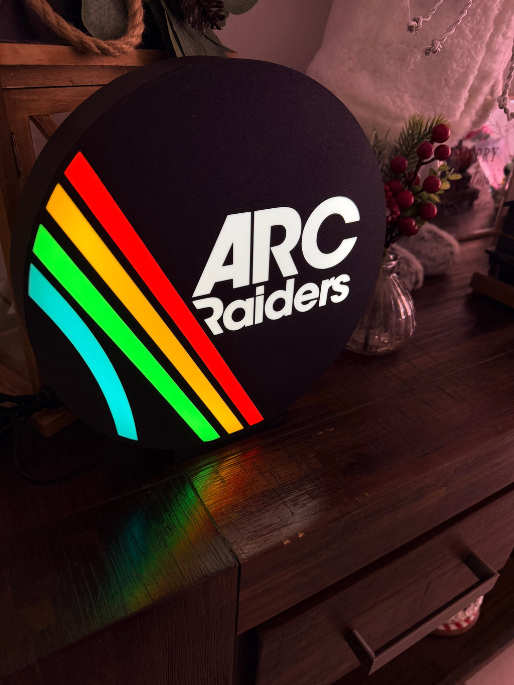 ARC Raiders - Light up LED Sign - Gaming Display