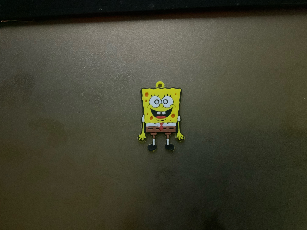 spongebob keychain (free for commercial use)