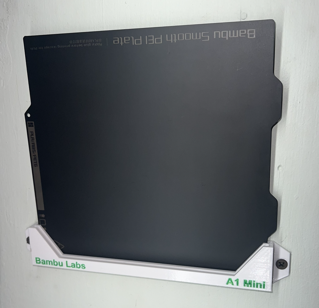 A1 Mini build plate wall mount