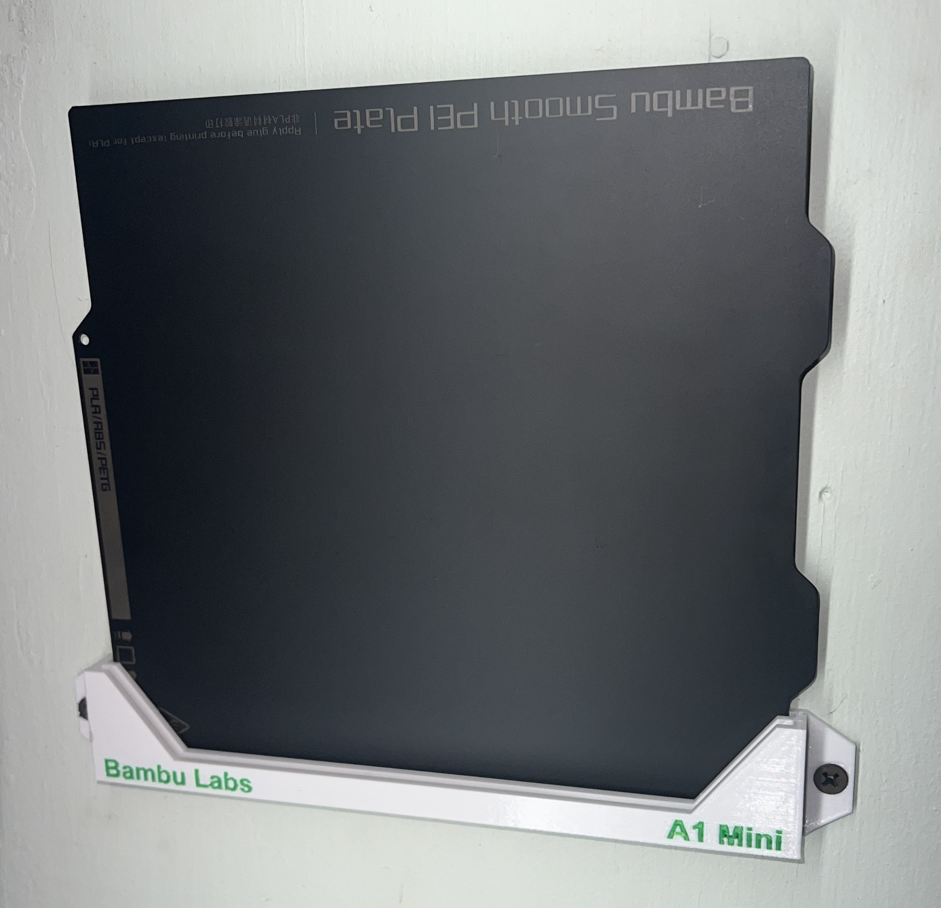 A1 Mini build plate wall mount