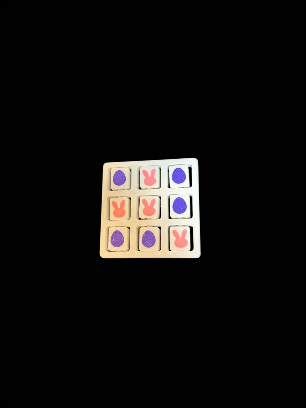 Easter bunny and egg tic tac toe game free to sell