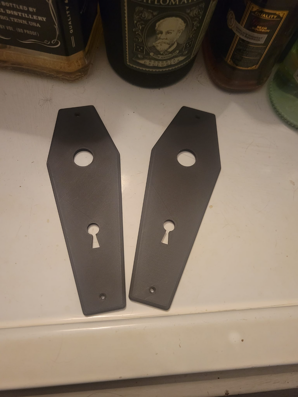 coffin door knob trim