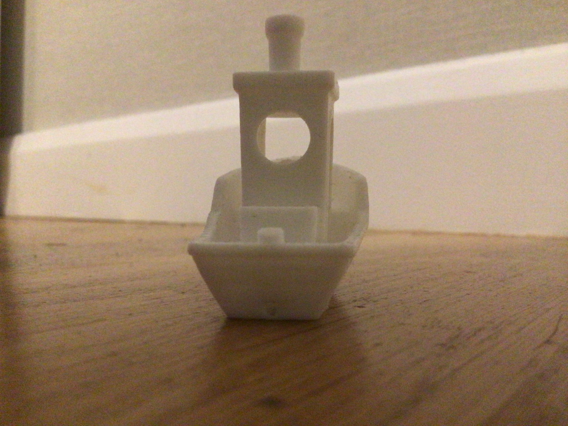 Benchy with sample text