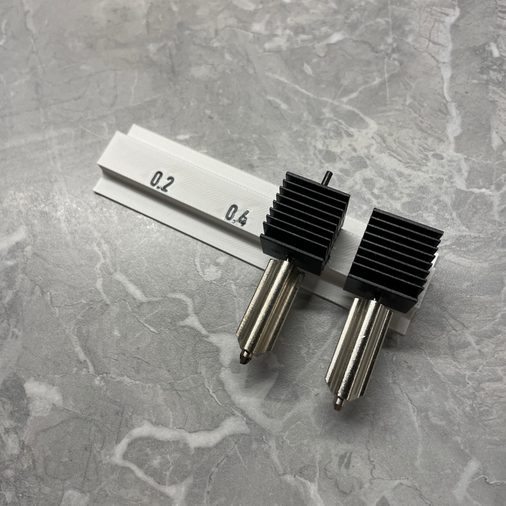 Bambulab A1 (Mini) hotend nozzle holder (+magnets)
