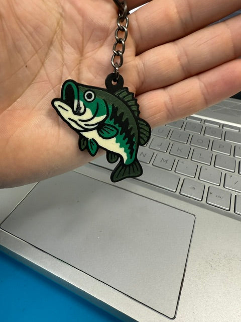 Largemouth Bass Keychain