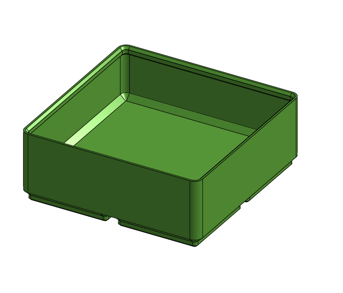 Gridfinity Basic Bin 2x2 4U