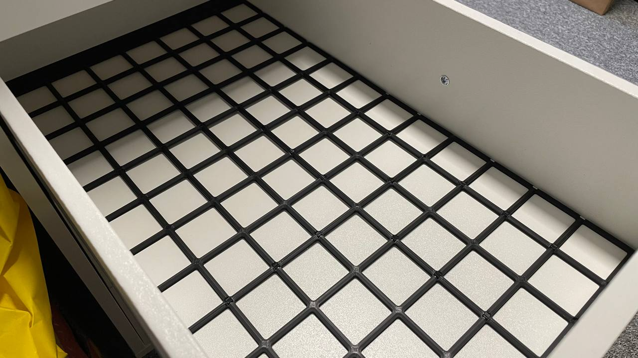 Slim Gridfinity Base for Ikea Alex Drawer
